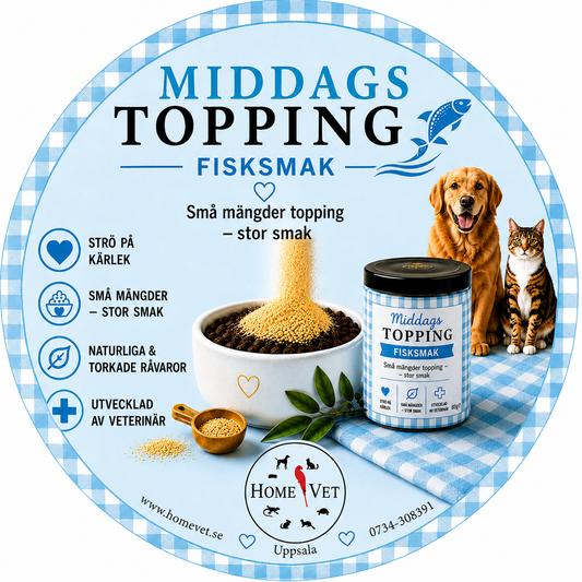 MiddagsTopping Fisksmak för hund 60 g