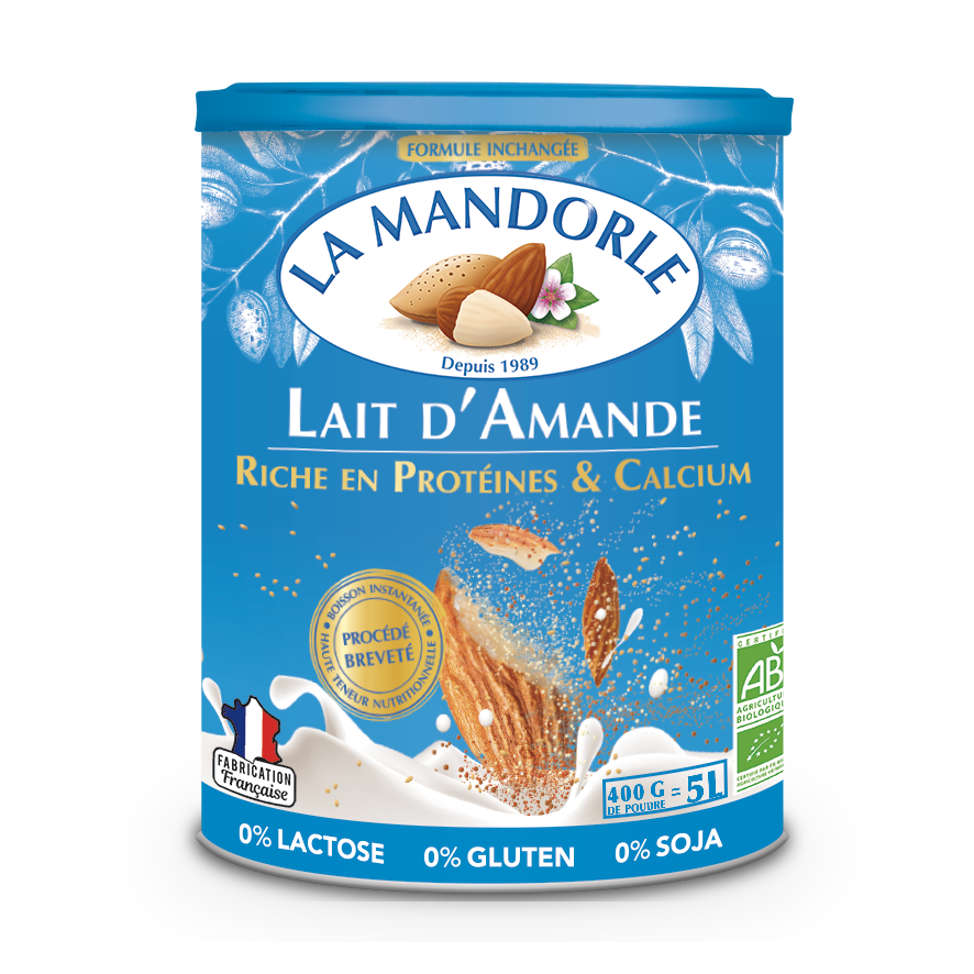 Ekologiskt Mandelmjölkspulver (100% Växtbaserat)