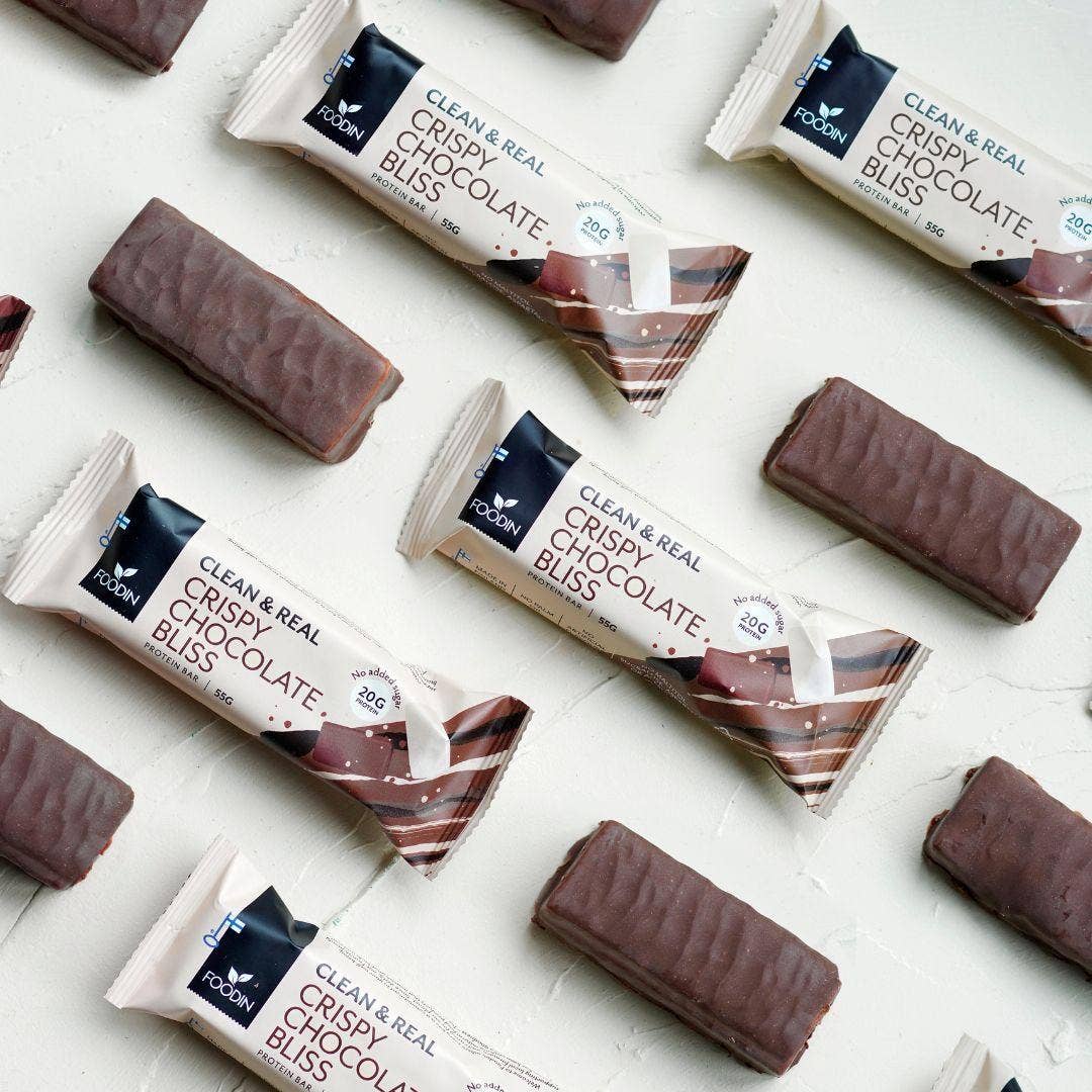 Clean & Real Proteinbar Crispy Chocolate Bliss – 55 g