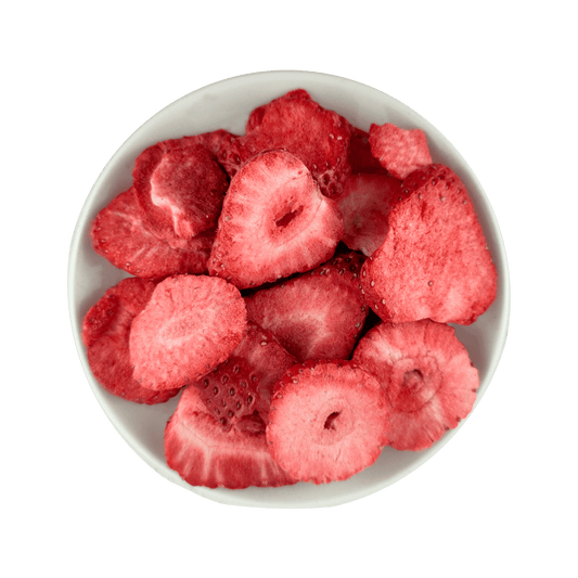 Frystorkade Jordgubbar | 100% Naturliga – Snackspåse 22g