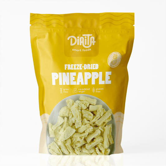 Frystorkad Ananas | 100% Naturlig – Snackspåse 29g