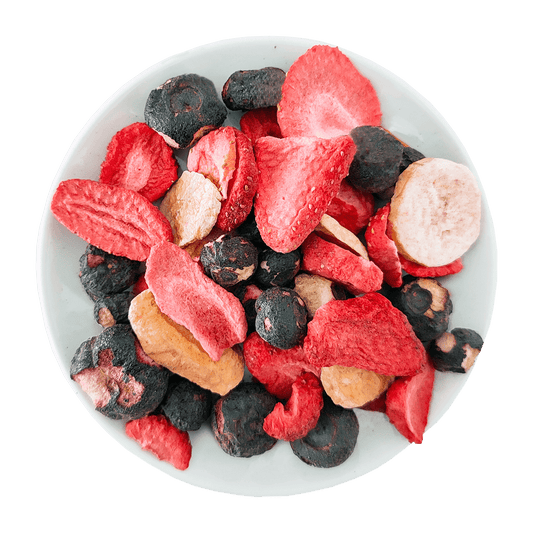 Frystorkad Bärmix "Röd, Vit & Blå" (28g)