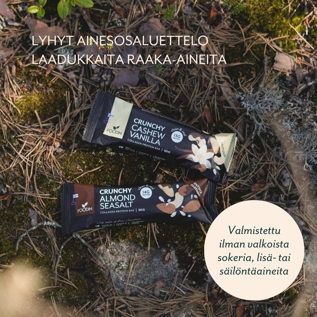 Kollagen Proteinbar Cashew-Vanilj 50 g