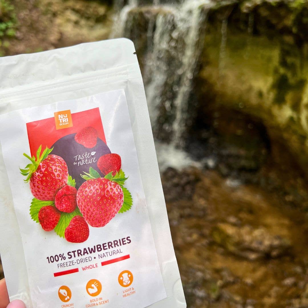 Frystorkade Jordgubbar | 100% Naturliga & Veganska 35 g
