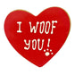I Woof You 81g - Dekorerad Mördegskaka för Hund