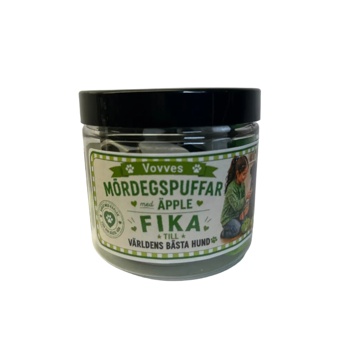 Fika med mördegspuffar äppelsmak 70 g