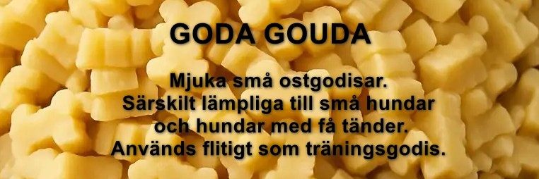 Goda Gouda - Mjuka Ostben för Hundar 100 g