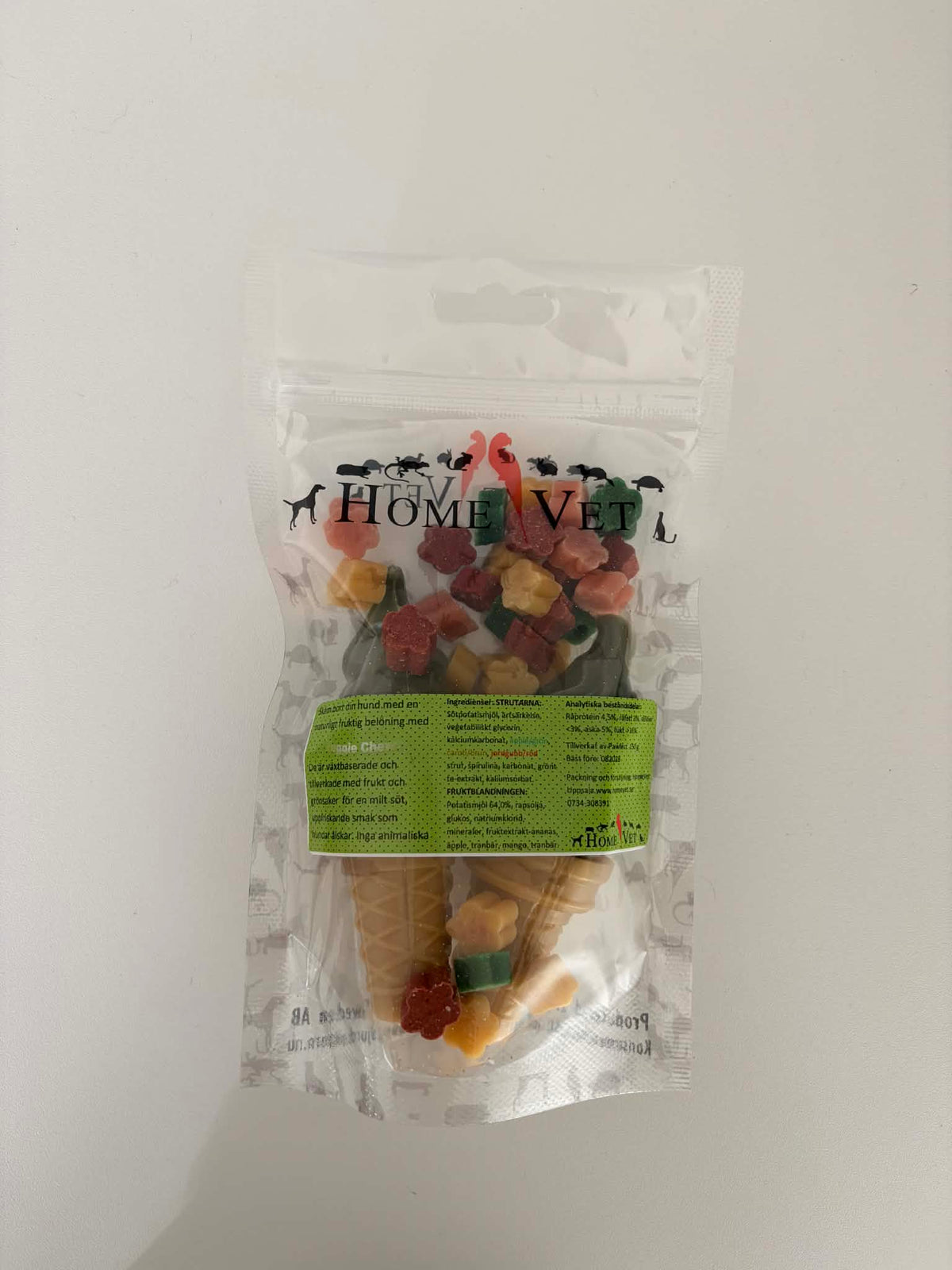 Veganska Glassar med Fruktgodisar – Hundgodis 150 g