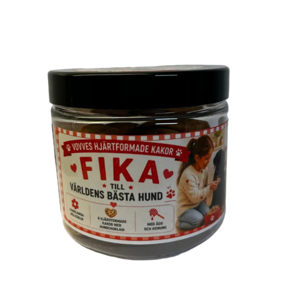 Fika med hjärtformade hundchokladkakor 70 g