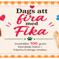 Dags att fira med blandade hundkakor och röda hjärtan 100 g