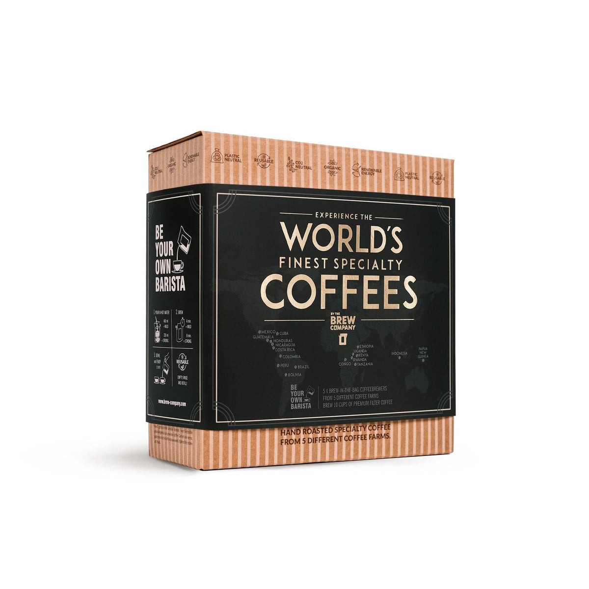 VÄRLDENS FINASTE SPECIALKAFFE PRESENTBOX (7 ST)