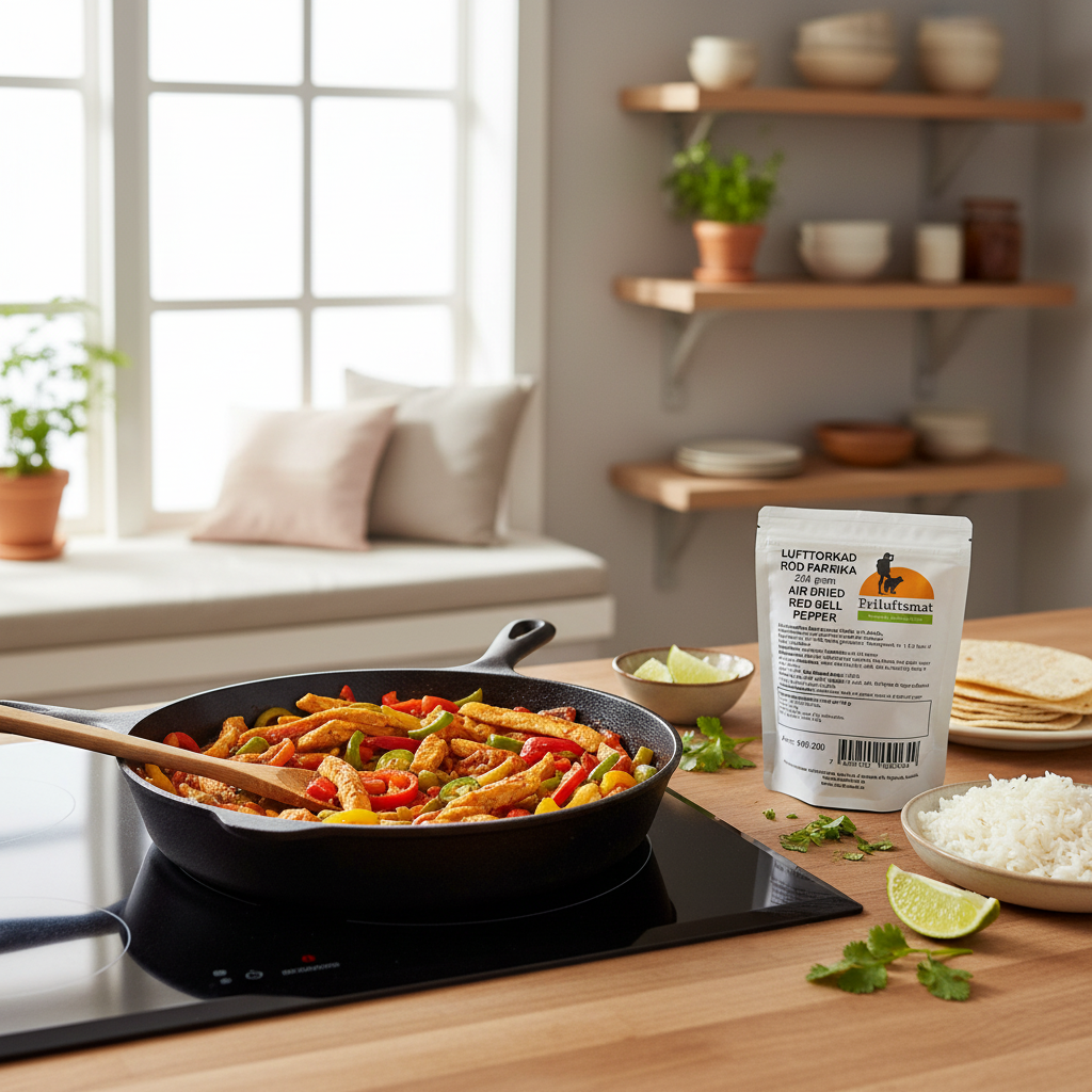 Hemmabruk med lufttorkad paprika